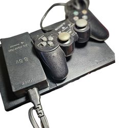 Sony PlayStation 2 PS2 SLIM Game System Gaming Console In GOOD CONDITIONS ✅️