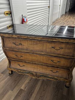 French Provincial Bombe Chest of Drawers