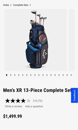 Callaway XR Golf Stand Bag with Clubs