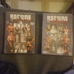 Wwe Before They were Superstars 1,2 DVDs 