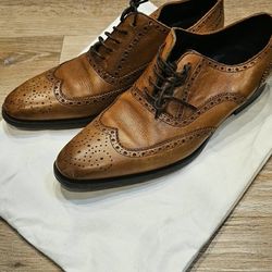 To Boot New York Leather Wingtip Shoes – Men’s Size 9