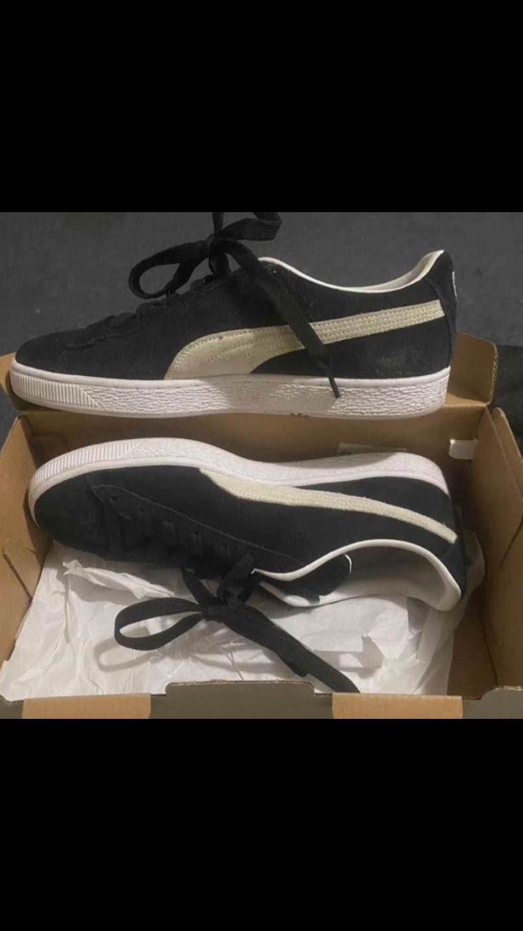 Black White Pumas Sz 9 Men’s New In Box