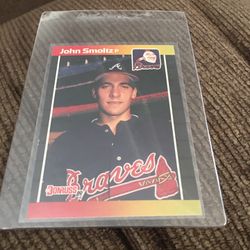 Baseball Card 1989 Donruss John Smoltz Rookie