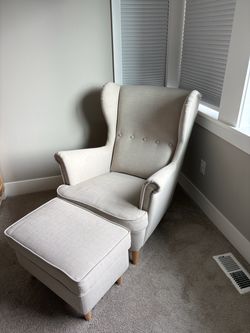 Chair and ottoman