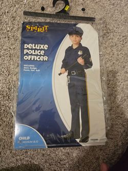 Kids Police officer costume Size Medium boys