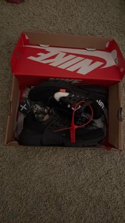 Nike off-white air Preto women's 8