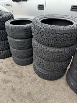 33X12.50R20 SET OF 4 OFF ROAD TIRES WITH INSTALLATION AND BALANCING