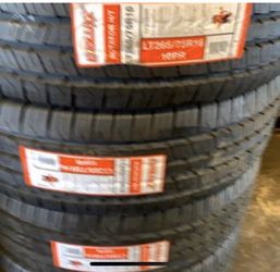 Brand New Tires 265/75R16Lt 10Ply HWY $94.99 Including Instalation 8023 Ferguson Rd Dallas Tx 75228