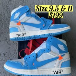 Jordan's 1s “Off White UNC” Size 9.5 u0026 11 Brand New for Sale in Queens, NY  - OfferUp