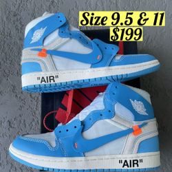 Jordan's 1s “Off White UNC” Size 9.5 & 11 Brand New for Sale in Queens, NY  - OfferUp