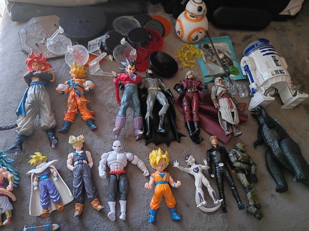 Lot Of Action Figures All For $55