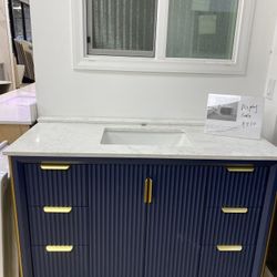 display solid wood vanity 48
