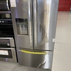 Whirlpool Stainless Steel 36” Wide French Door Refrigerator - 25 Cu. Ft.