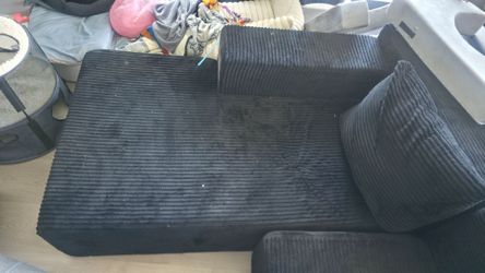 Black Modular Sectional Couch