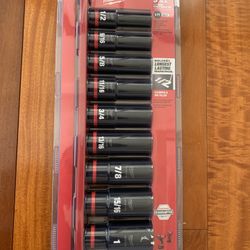 Milwaukee 1/2” Drive SAE Impact Socket Set