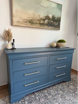 Refinished 6 Drawer Dresser
