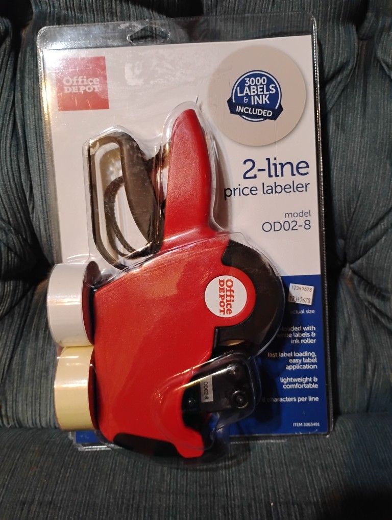 Office Depot 2-line Price Labeler
