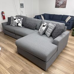 New Gray Sectional Couch 