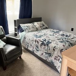 Bed And Frame Queen Size 
