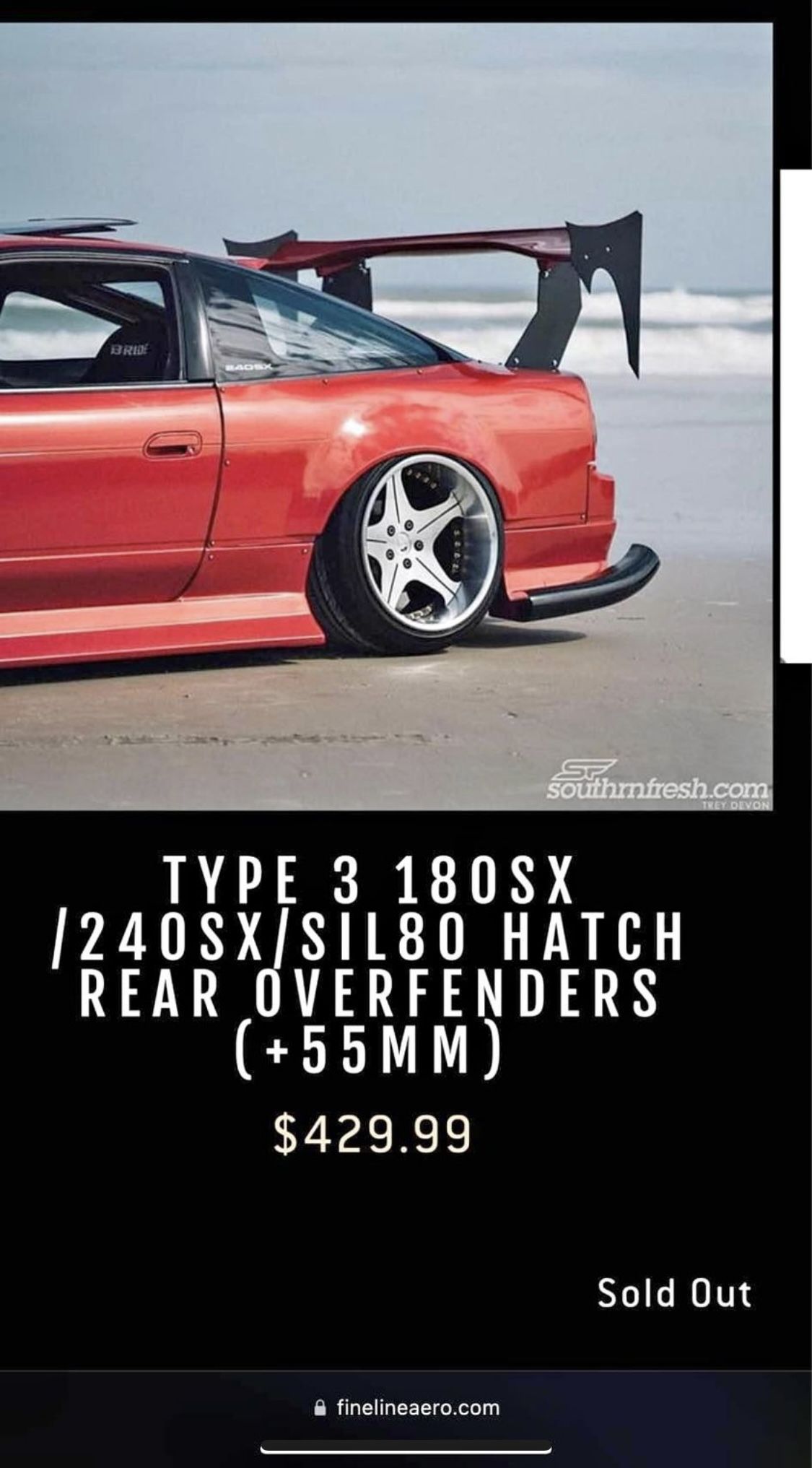 S13 Hatch Overfenders