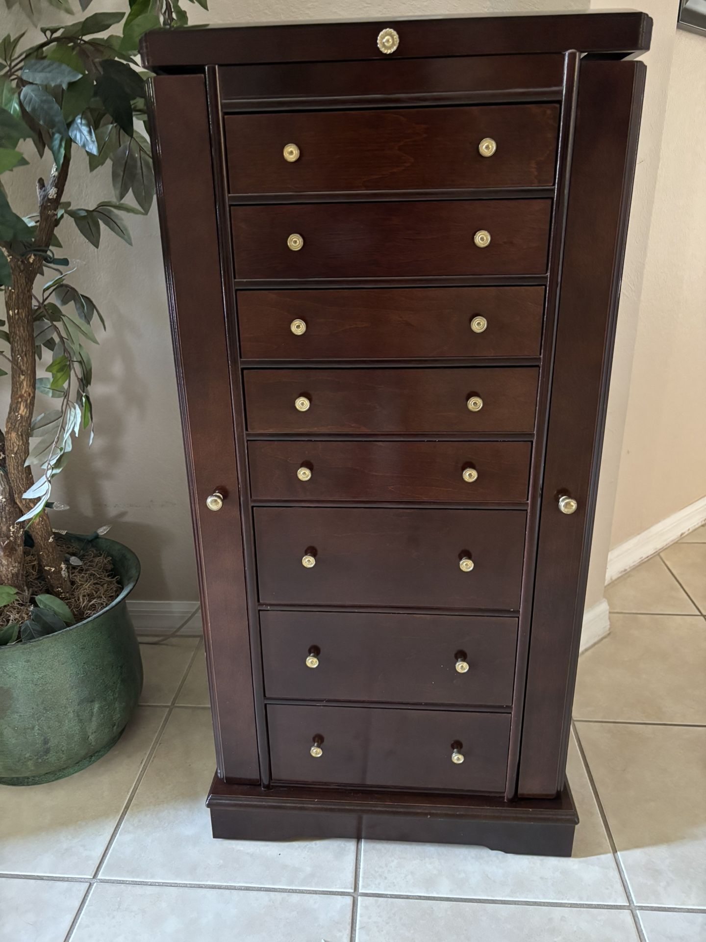 Vintage Jewelry Armoire