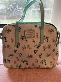 LoungeFly Mickey Mouse And Friends Christmas Bag