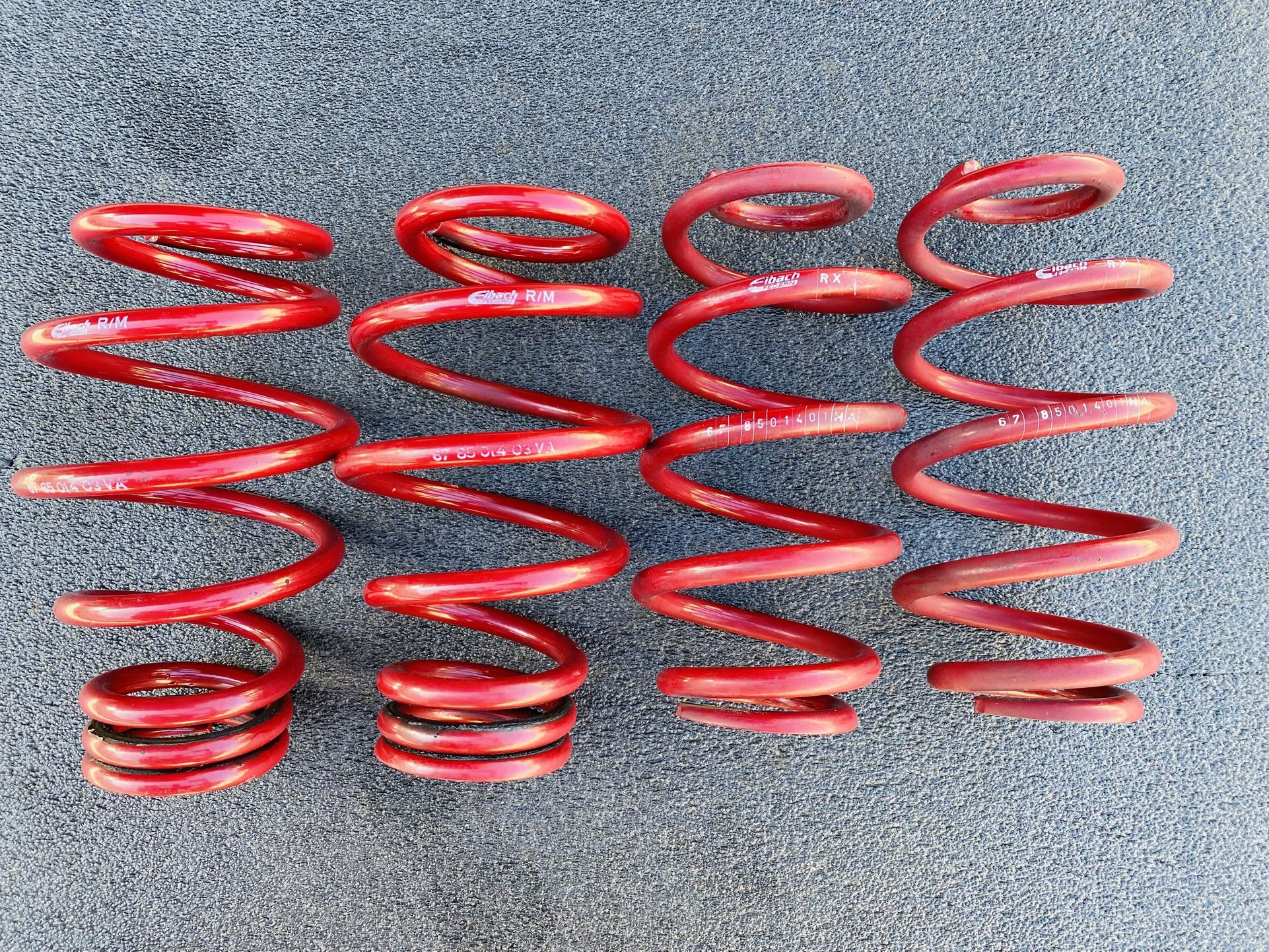 Eibach Springs 67 85 014 03VA Front 67 85 014 01HA Rear Part of Coilover Suspension System Pro-Street 8598.711