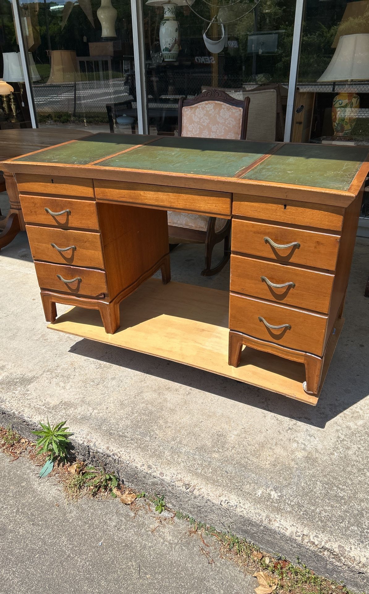MCM Mahogany Desk