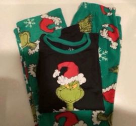 DR. SEUSS XL(14/16) MERRY GRINCHMAS PAJAMA PANTS AND SHIRT