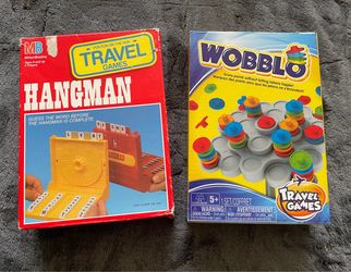 Hangman & Wobblo Travel Games