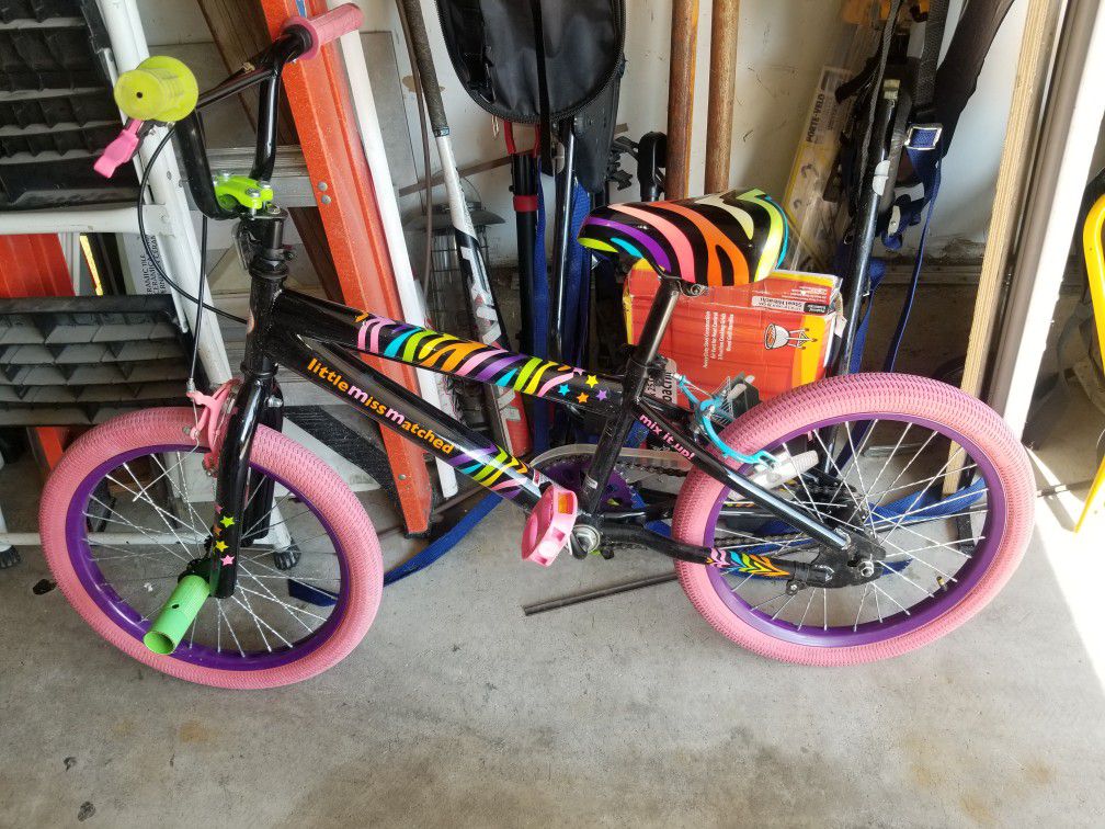 Little miss matched girls bike