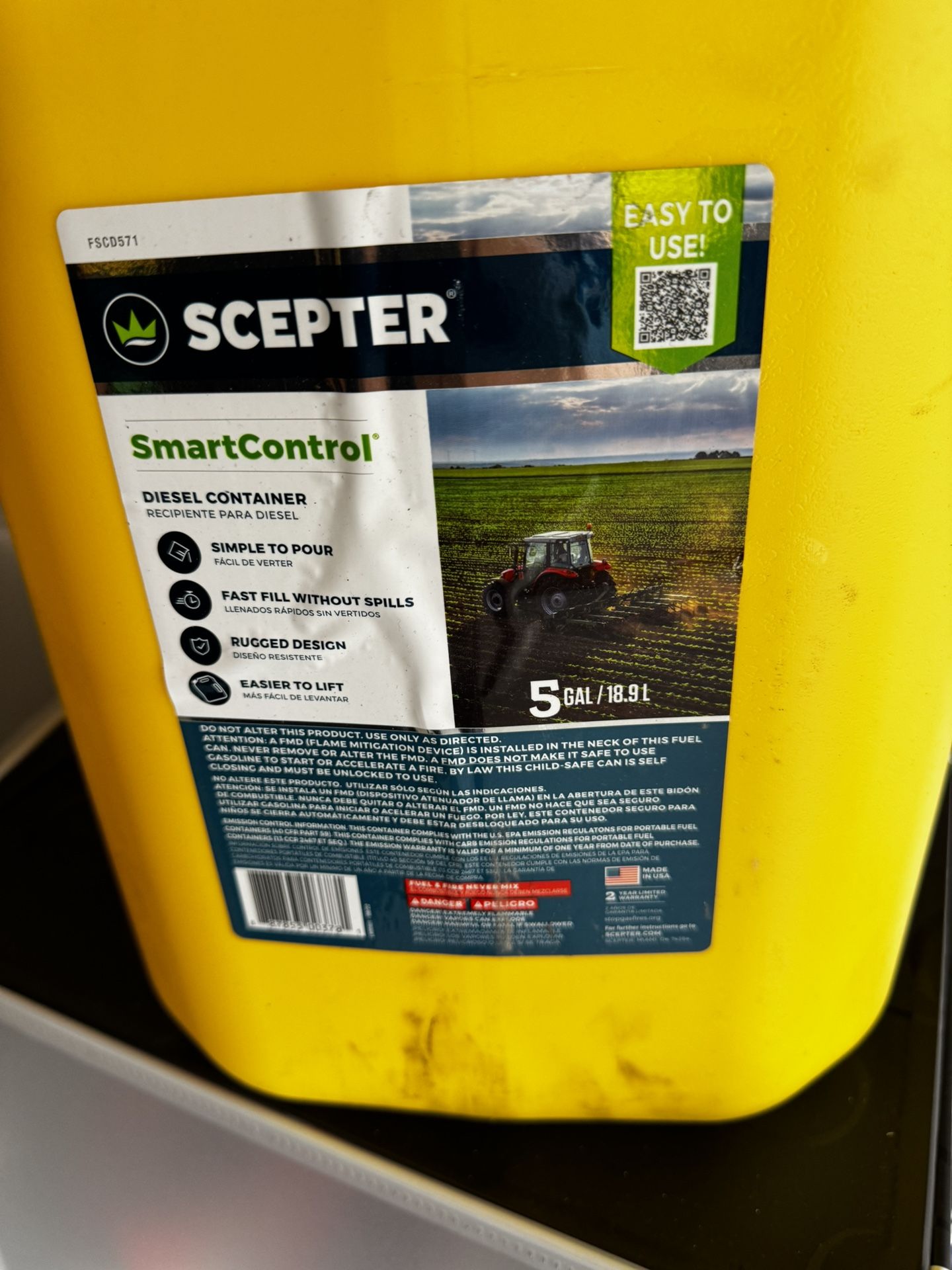 DIESEL CONTAINER 5 Gal