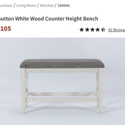 Dining Table Bench Counter Height 