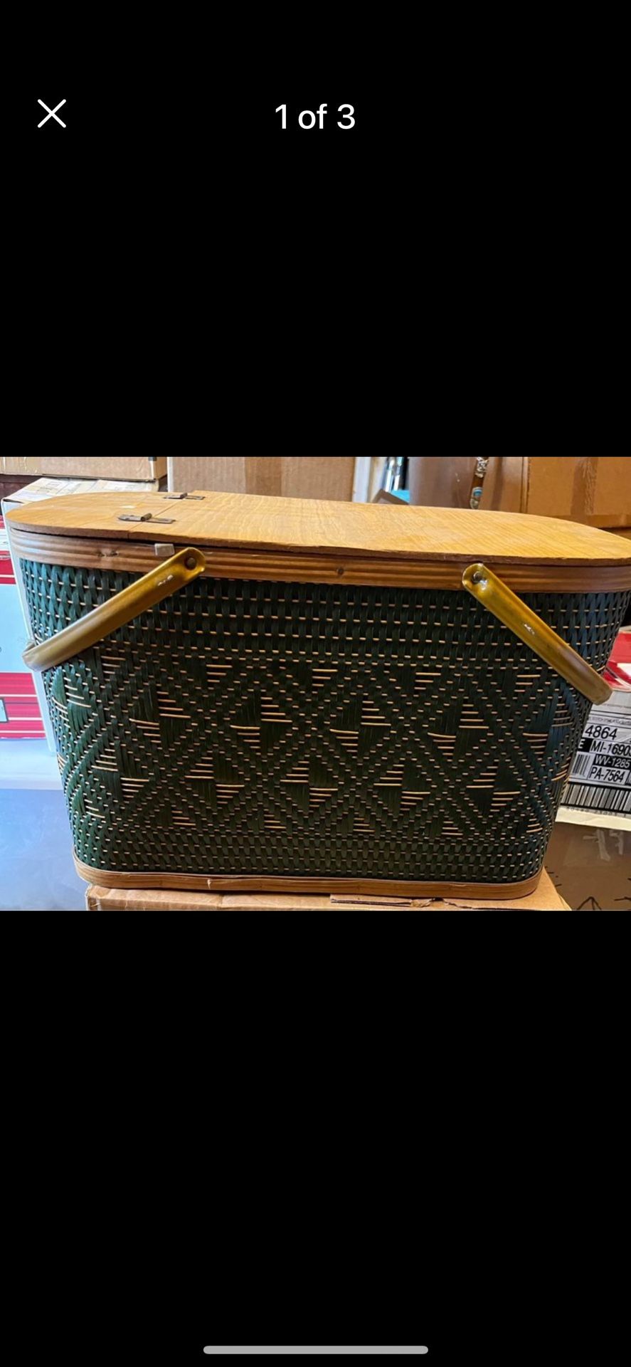 Vintage Picnic Basket