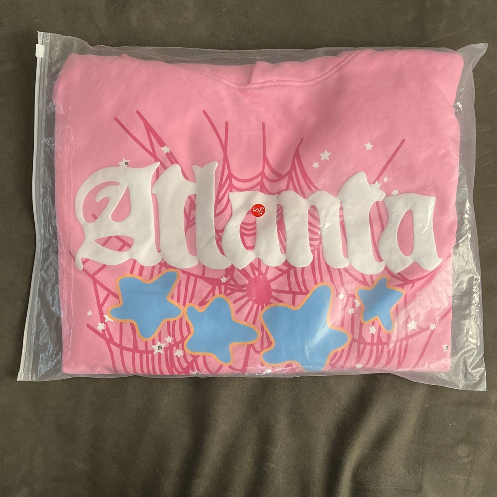 Sp5der Atlanta Pink Hoodie