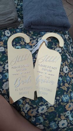 Wedding Dressing Room Signs