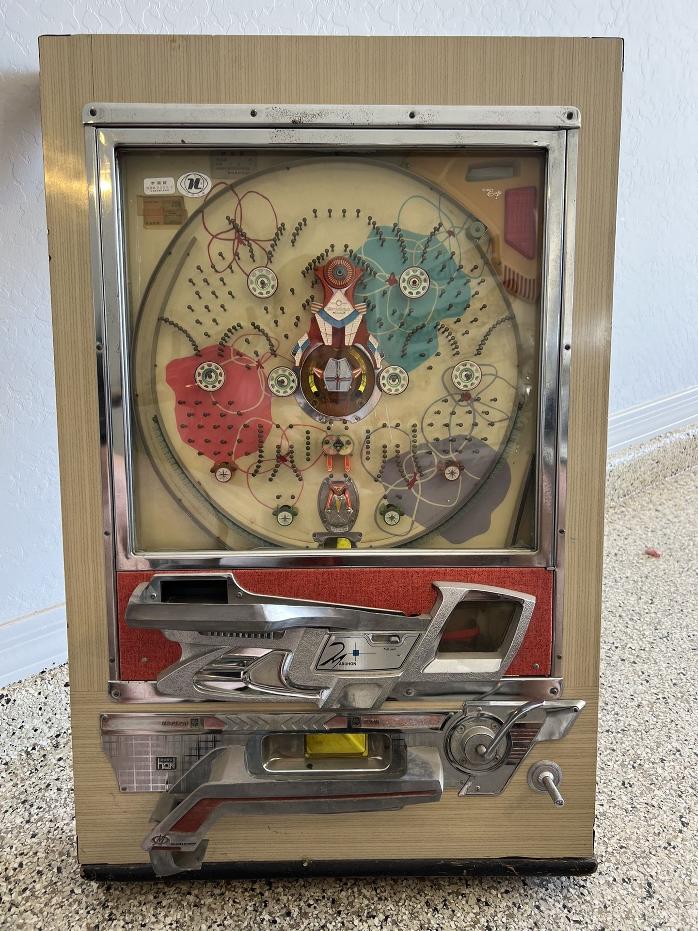 Vintage Marouhon Pachinko Machine