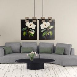 New Modern Gray Sectional 