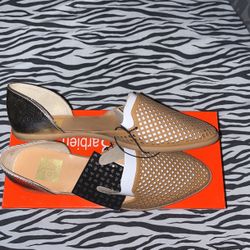 Tan Flat Shoes Size 8