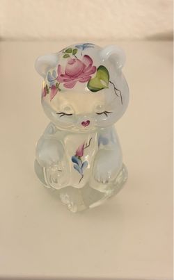 Collector’s Fenton Glass Bear