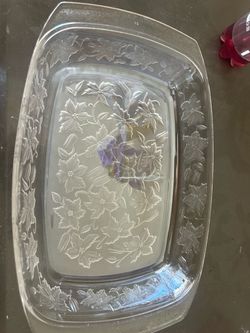 Fantasia small lasagna glass dish