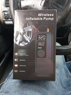 Wireless inflatable pump