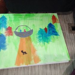 Abduction Of The Cats Painting 