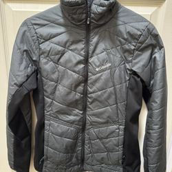 Columbia Women’s Gray Coats, Jacket Insulated Size Small 