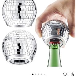 2 Pcs Disco Ball Bottle Opener Bachelorette party