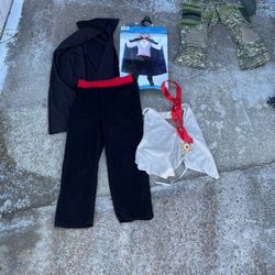 4 Different Kids Halloween Costumes + Mask
