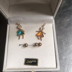 14K Charms And Spacers