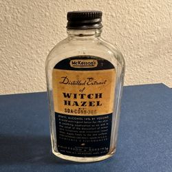 Midcentury Witch Hazel Bottle