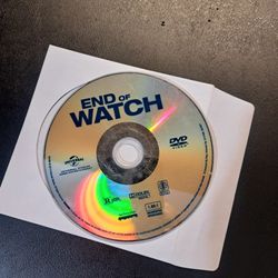 End Of Watch Dvd.