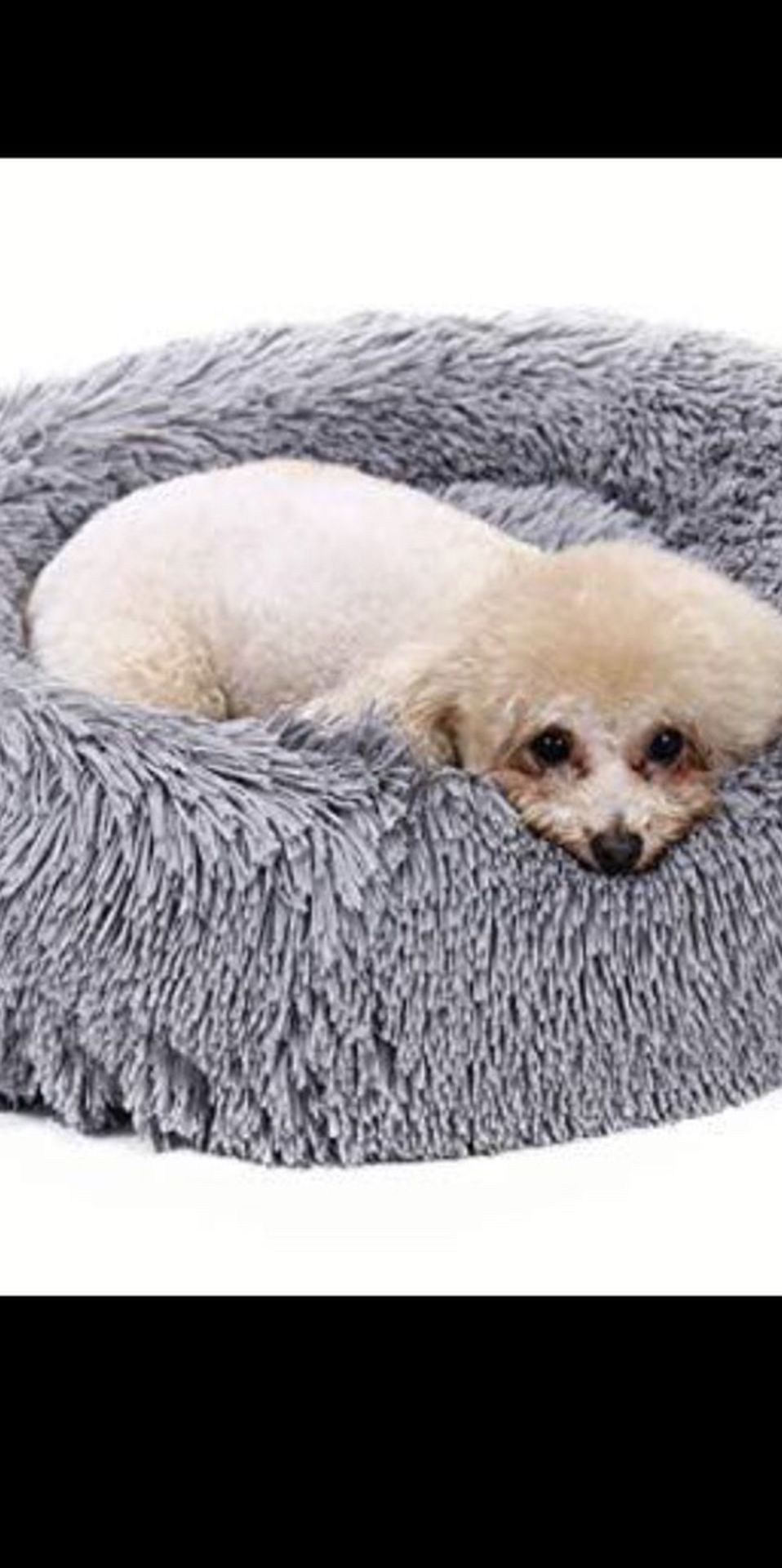 Savfox Long Plush Comfy Calming & Self-warming Pet Bed